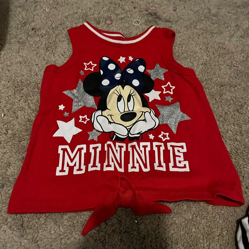 Disney Red Minnie Mouse Tank Top for Kids